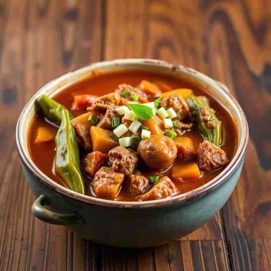 Gumbo-Style Okra Stew - New Orleans Flavor, No Roux